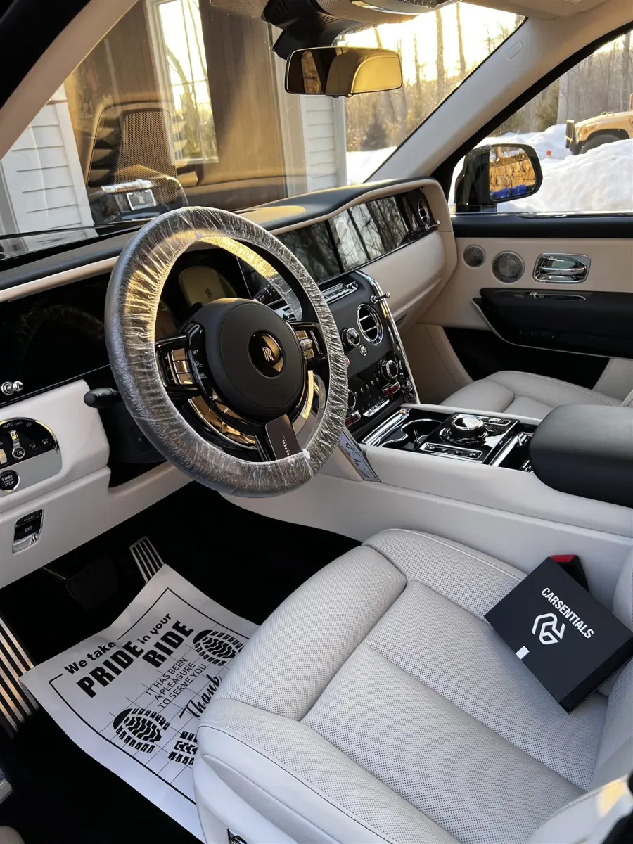 Detailed Rolls-Royce interior
